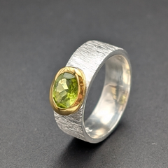 Aurelia Ridge Ring - Silver & Gemstone RIng