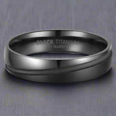 Black titanium ring - doyle-design-dublin