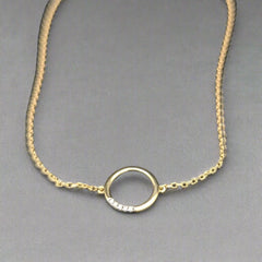 Gold Circle Bracelet
