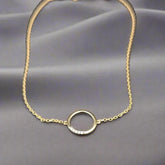 Gold Circle Bracelet