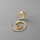 Whirl Earrings - Gold Vermeil