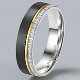 Black Titanium with Diamond Eternity