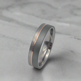 Gents Tantalum & Titanium Wedding Ring