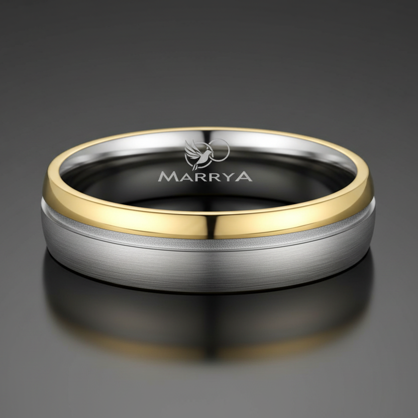 Offset groove ring in titanium
