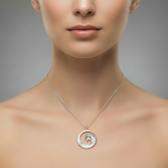 Wild Atlantic Wave Pendant in silver