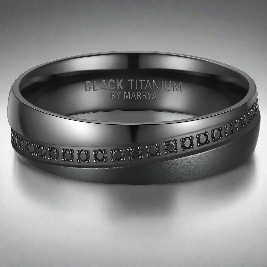 Black titanium ring doyle designdublin
