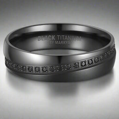 Black titanium ring doyle designdublin