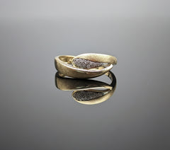 Diamond set Wrap ring (in 14ct gold)