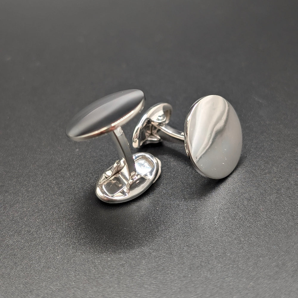 sterling silver roundcufflinks  - doyle design dublin