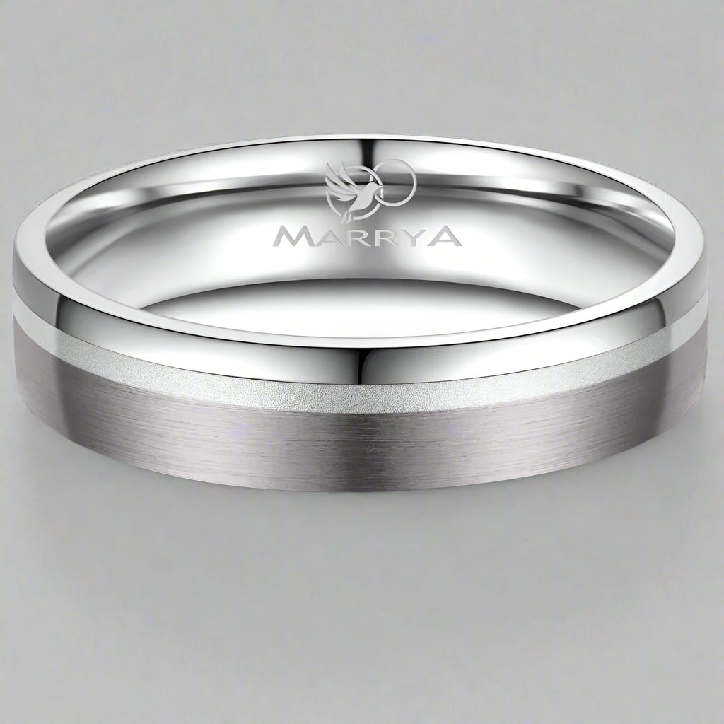 gents titanium and tantalum ring