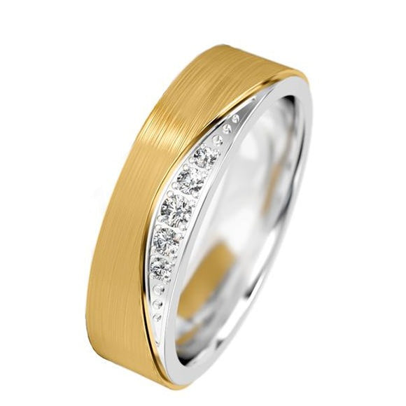 Diamond Set Flow Ring - Doyle Design Dublin