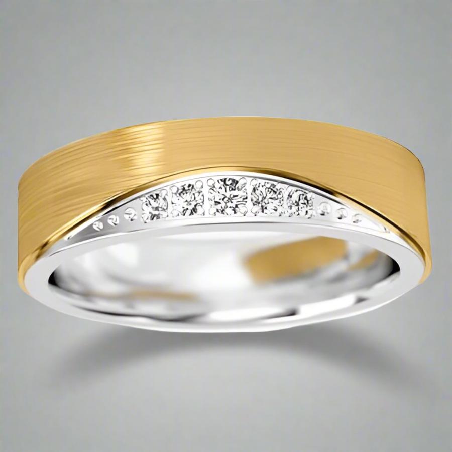Diamond Set Flow Ring - Doyle Design Dublin