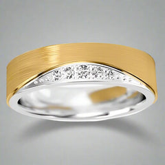 Diamond Set Flow Ring - Doyle Design Dublin