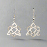 Heart of a celt Earrings - Silver - Doyle Design Dublin