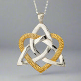 Heart of a Celt Pendant - Two Tone - Doyle Design Dublin
