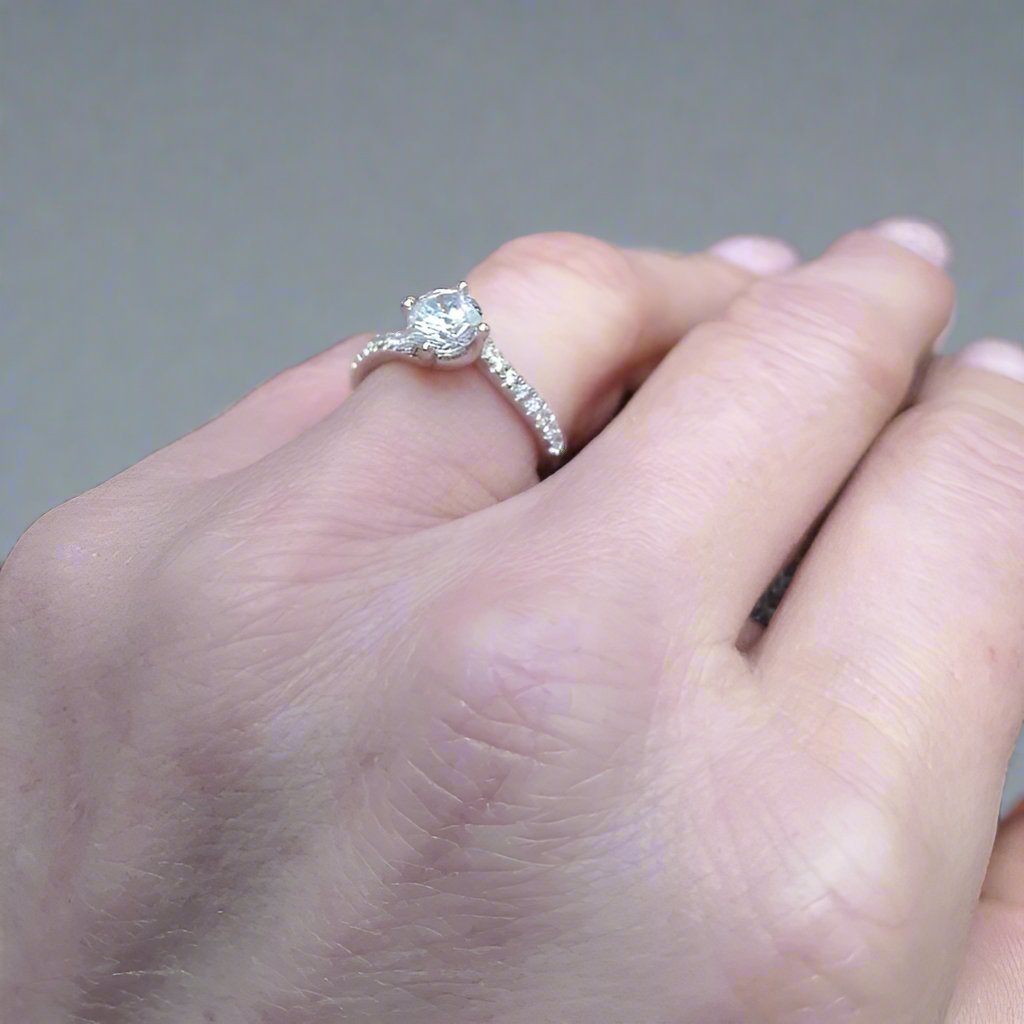 Twist Engagement ring - Doyle Design Dublin