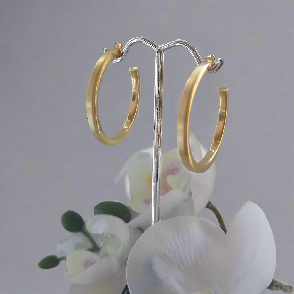 Golden Hoops - Doyle Design Dublin
