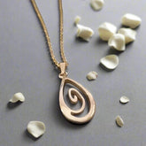 Gratitude Pendant - Yellow Gold - Doyle Design Dublin