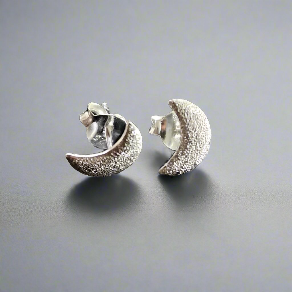 Crescent moon deals earrings