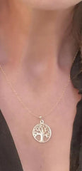 Celtic Tree of Life Pendant - solid gold - Doyle Design Dublin