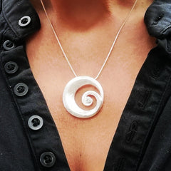 Into the light pendant on the neck - Doyle Design Dublin