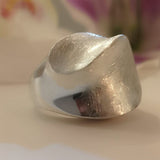ebb & Flow silver statement ring Doyle Design Dublin