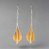 Silver & 22ct Gold Vermeil Lilly Earrings - Doyle Design Dublin