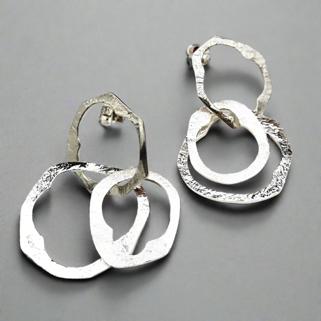 roughly circled earrings