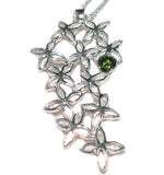 Tumbling Lilac Pendant - set with Gemstone - Doyle Design Dublin