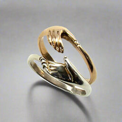 Cara Traditional Irish Friendship Ring (All Gold) - Doyle Design Dublin
