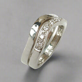 Double Half Moon Curve Rings - Doyle Design Dublin