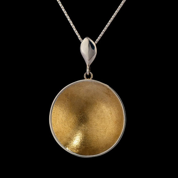Silver and gold two tone pendant Irish