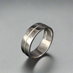 Heavy Groove Ring (8mm)