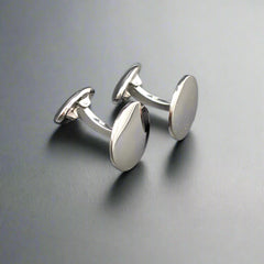 sterling silver polished cufflinks - doyle design dublin