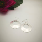 eclipse earrings in silver - doyle design dublin