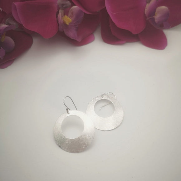 Eclipse silver earrings - doyle design dublin