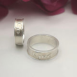 gra go deo ring in silver two differnt widths - doye 