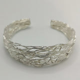 wicker bracelet - silver - doyle design dublin