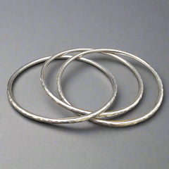 Harmony Hammered Bangles