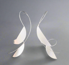 Swan earrings