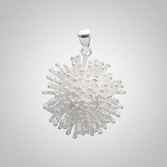 starburst pendant close up