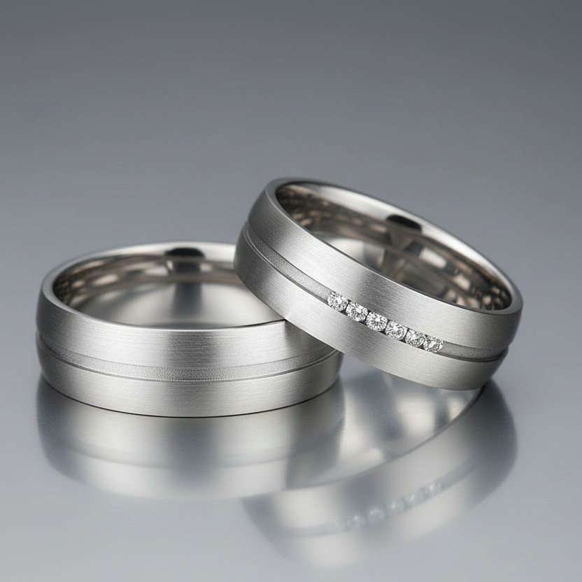 two titanium rings