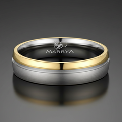 Offset groove ring in titanium