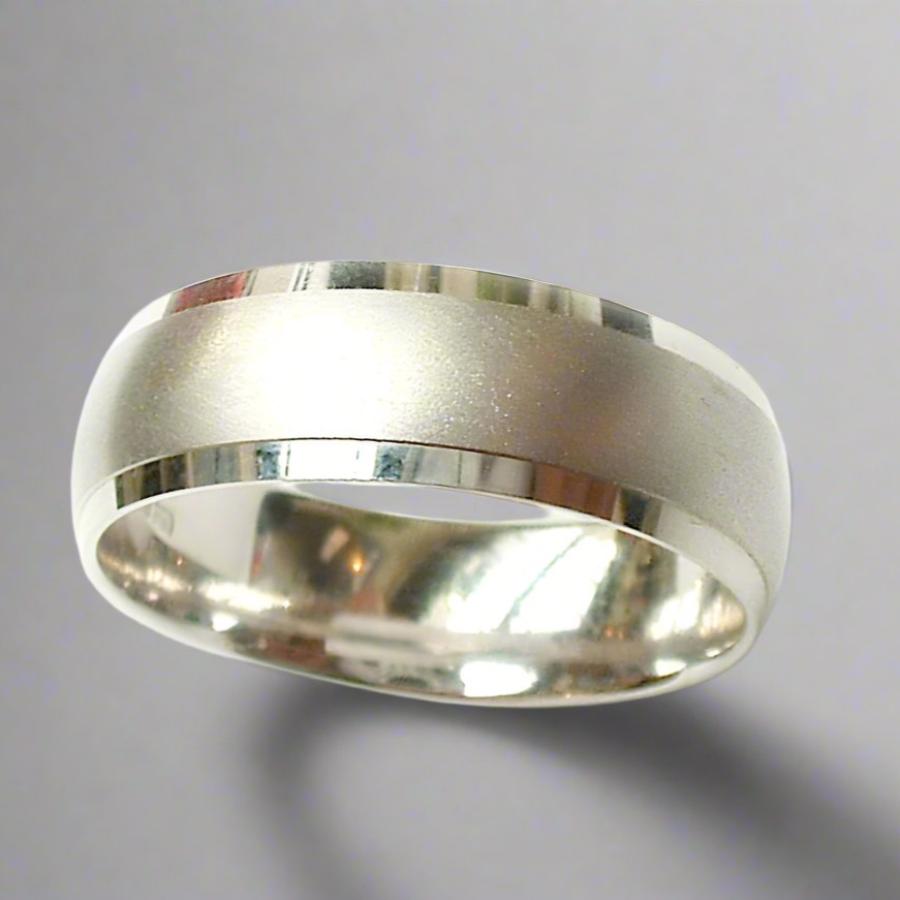 Beveled Edge Wedding Ring - Doyle Design Dublin