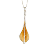 Lilly Pendant Sterling silver & 22ct Gold Vermeil - Doyle Design Dublin