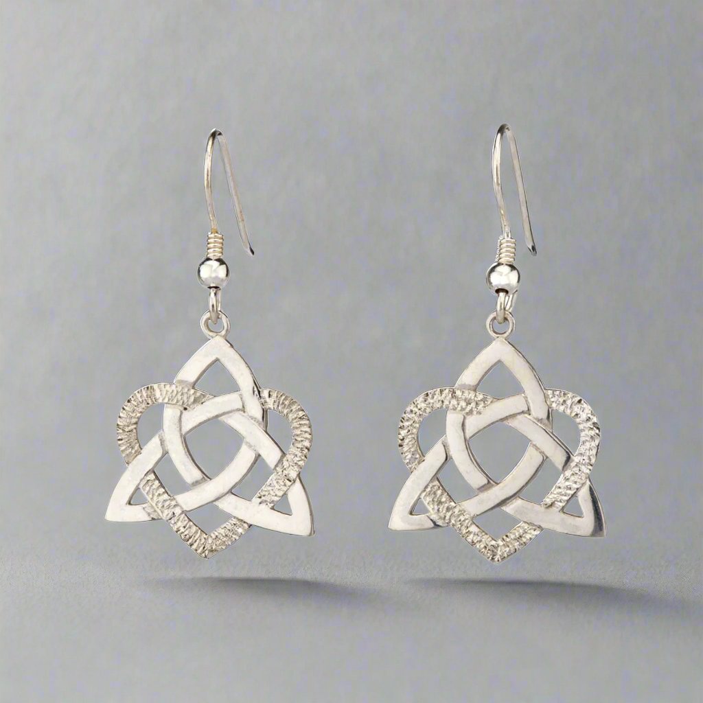 Heart of a celt Earrings - Silver - Doyle Design Dublin