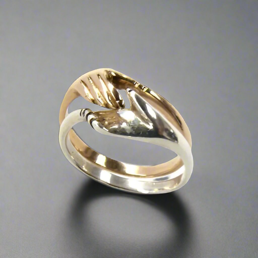 Cara Traditional Irish Friendship Ring (Two Tone) - Doyle Design Dublin