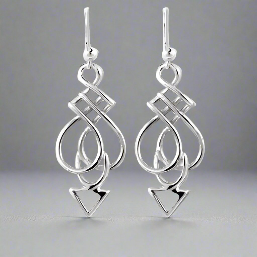 Celtic Spear Earrings (Symbol of Protection) - Doyle Design Dublin