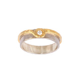 Two Tone Orbed Wedding Ring - Doyle Design Dublin