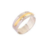 Two Tone Elevate Wedding Ring - Doyle Design Dublin